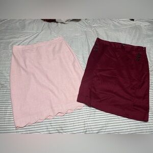 Two Pencil Skirts Size 6